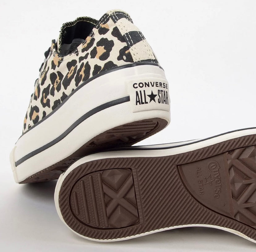 Tênis Converse Chuck Taylor All Star Animal Print Platform Lift