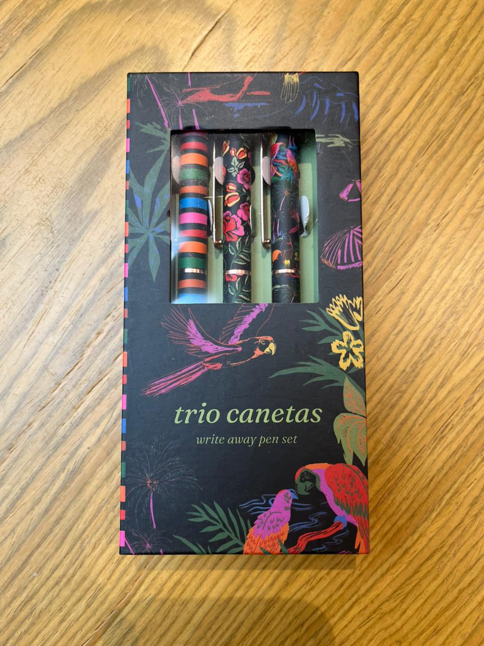 Trio Canetas Farm Anota Ai Voo Descoladinha