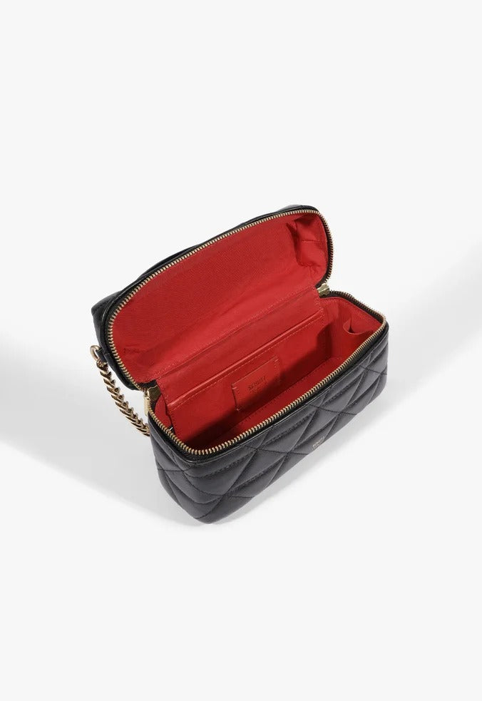 Bolsa Schutz Satchel Vanity Média Couro Preta