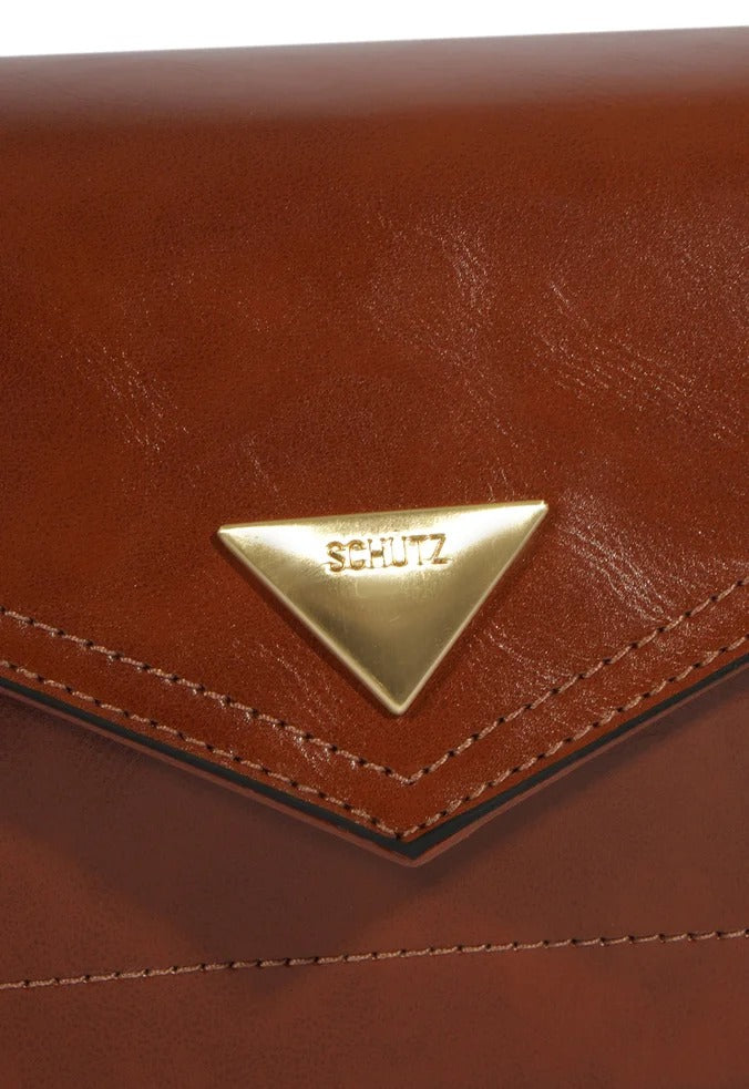 Bolsa Schutz Tiracolo Liese Pequena Marrom