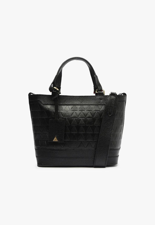 Bolsa Schutz Shopping Média Couro Triangle
