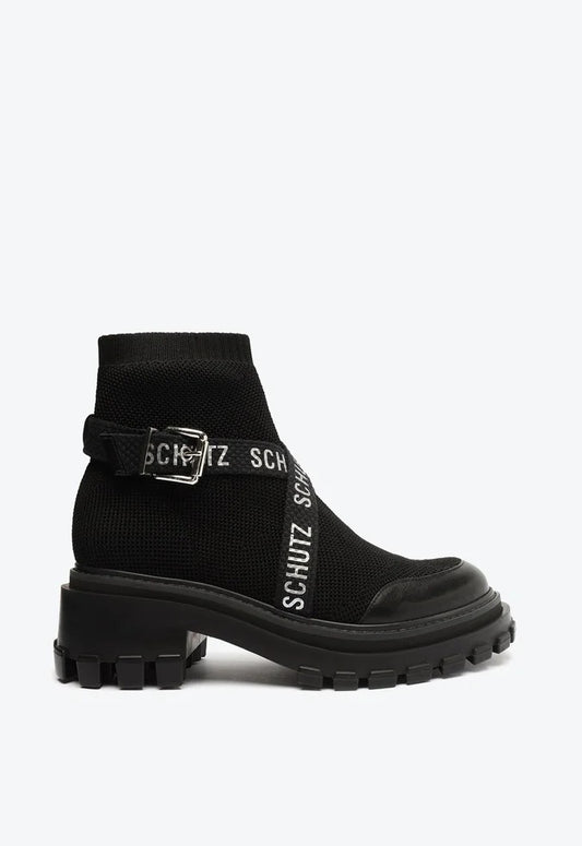 Bota Schutz Tratorada Logo Knit
