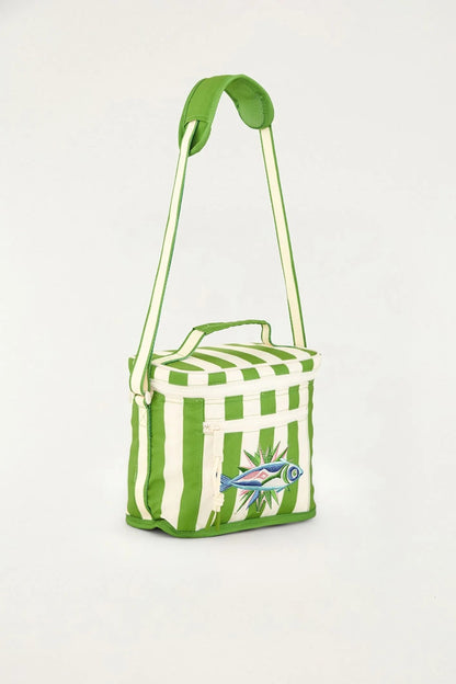 Mini Cooler Farm Farofa Listra Verde Cardume Sonhador