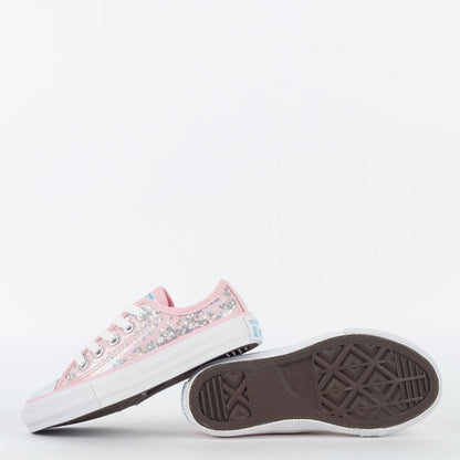 Tênis Converse Kids Chuck Taylor All Star Ox Shine Through