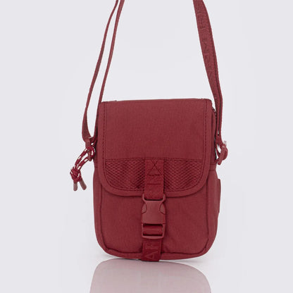 Bolsa Farm Fervo Aquarela Floral Vermelho