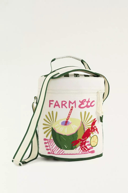 Cooler Farm Farofa Lenço Comida de Praia