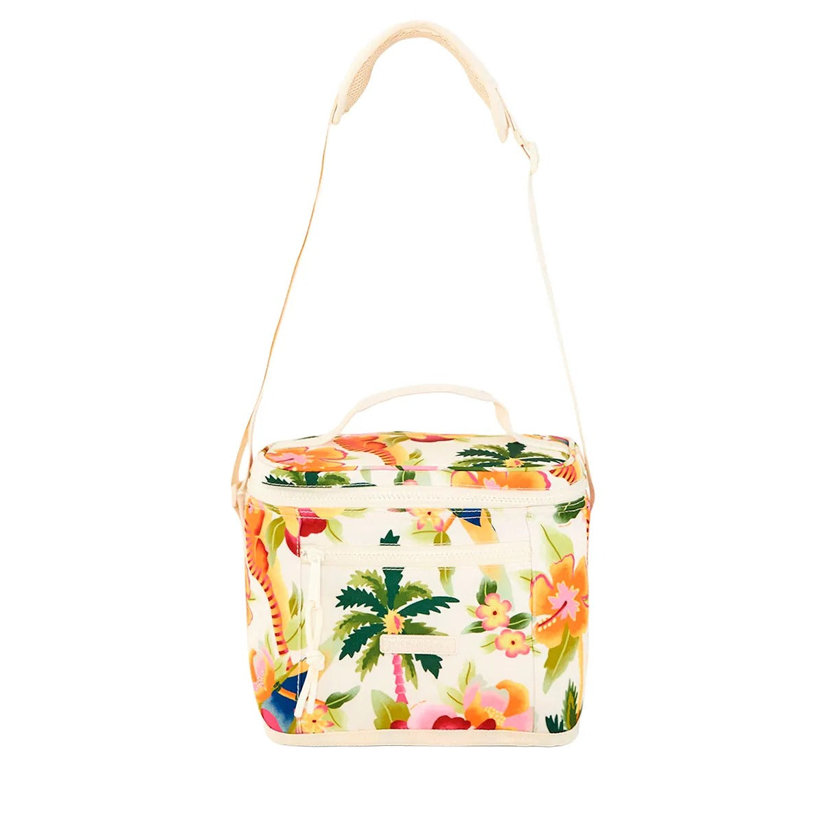 Mini Cooler Farm Farofa Floral Havaiano