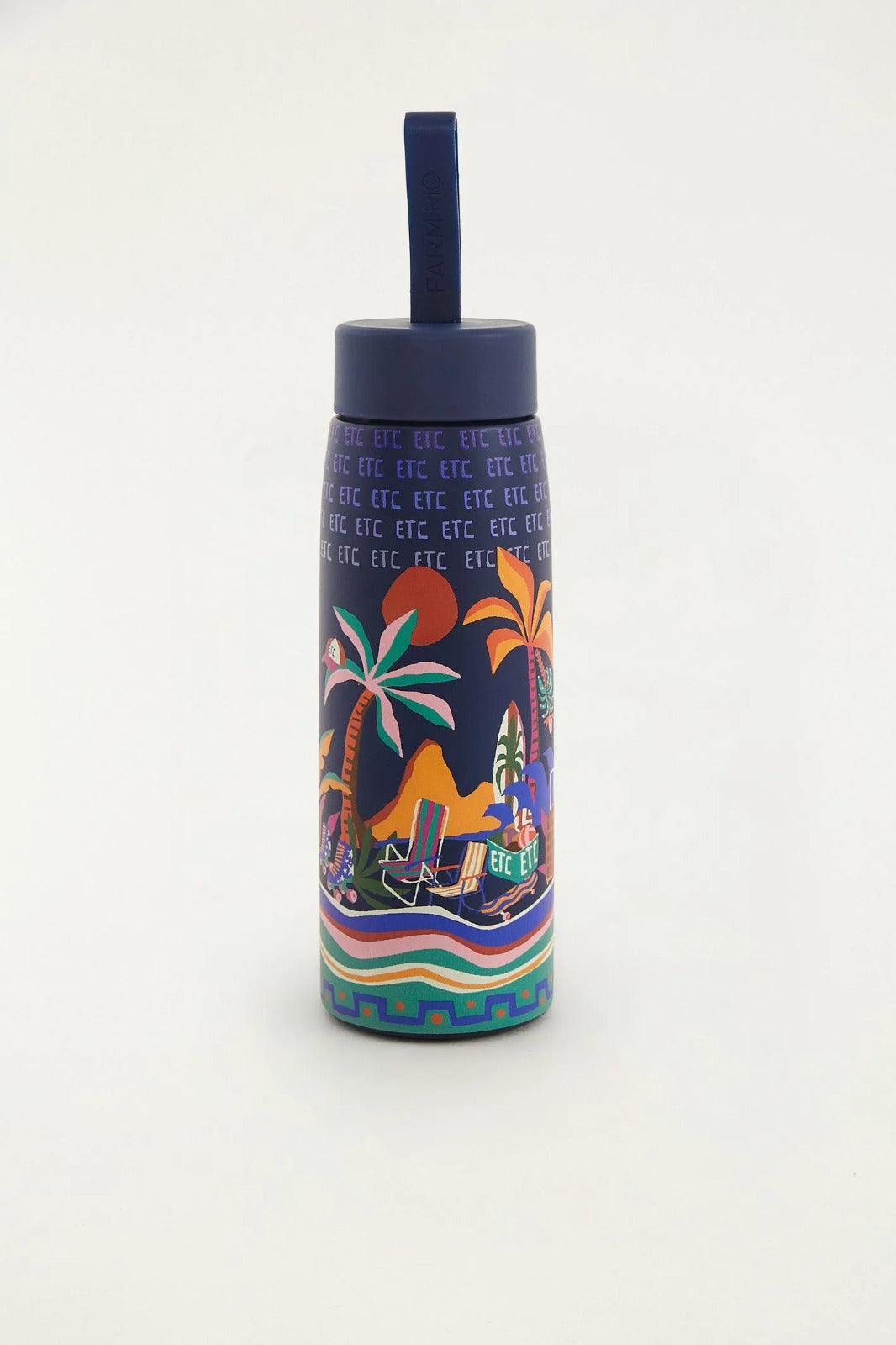 Garrafa Farm Que Sede Mundo ETC Azul 500ml