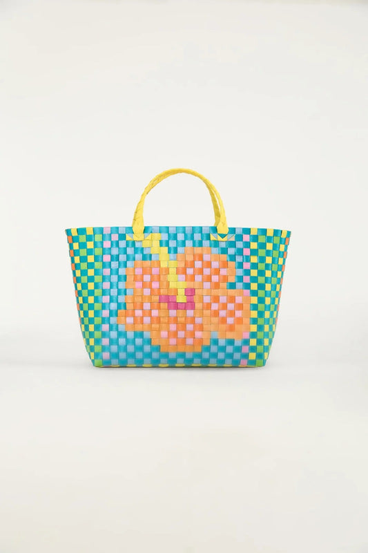 Tote Artesanal Farm Flor Praia Bahia P